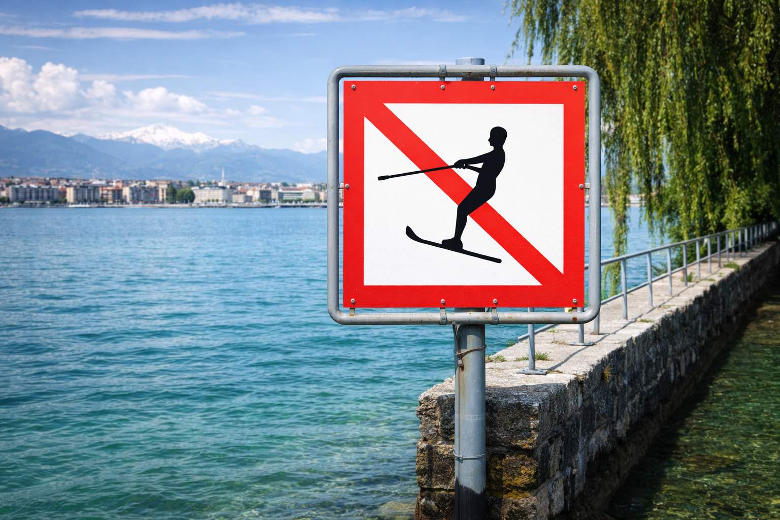 Interdiction du ski nautique